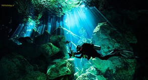 رودخانه ای در زیر آب در مکزیک