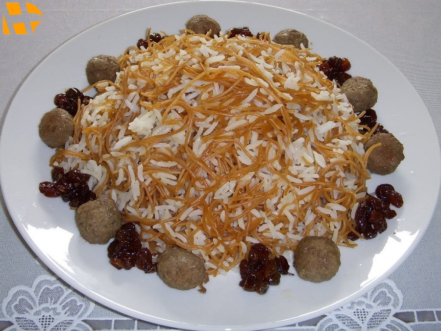 رشته پلو مشهدی