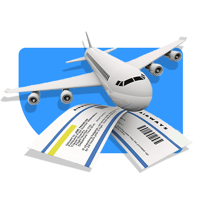 عکس بلیط هواپیما